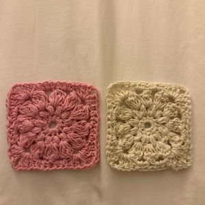 Cute floral coasters